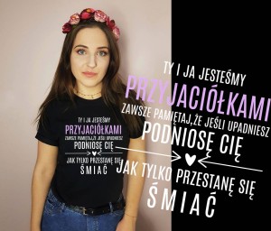 koszulka dla przyjaciółki, prezent dla przyjaciółki 