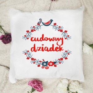 Poduszka na prezent dla dziadka 