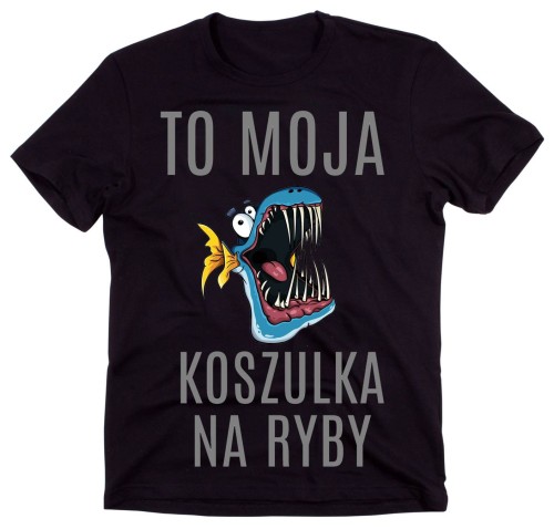 śmieszna koszulka męska dla wędkarza