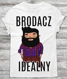 koszulka męska dla brodacza, koszulka męska dla faceta z brodą 