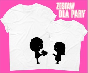 koszulki dla pary, koszulki dla zakochanych  