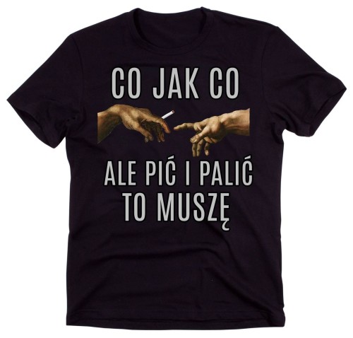 śmieszna koszulka męska dla nałogowego palacza