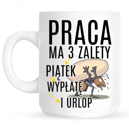 śmieszny kubek na prezent dla kolegi z pracy