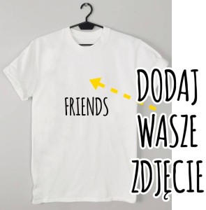 koszulka dla przyjaciółki z waszym wspolnym zdjęciem