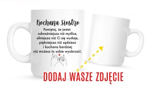 kubek dla przyjaciółki na prezent, kubek dla siostry na prezent 