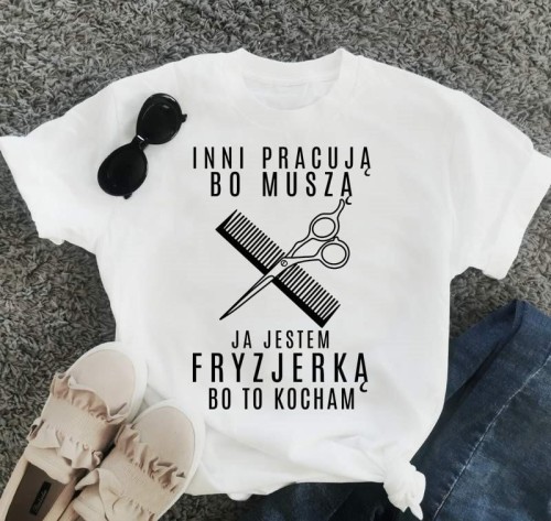 koszulka dla fryzjerki, prezent dla fryzjerki