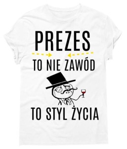 koszulka dla prezesa, koszulka dla szefa 