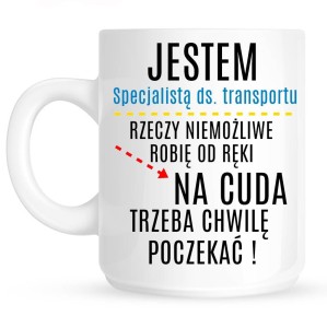 kubek dla Specjalisty ds. transportu