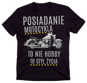 koszulka dla miłośnika motocykli