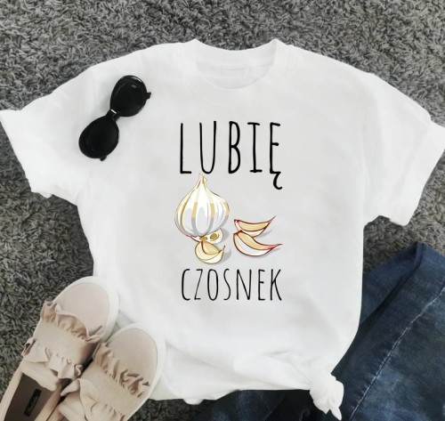 bluzka damska lubię czosnek