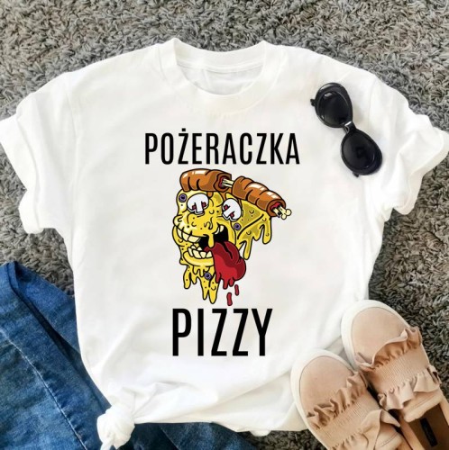 koszulka damska z pizzą