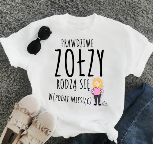 koszulka na urodziny dla koleżanki prawdziwe zołzy rodzą się