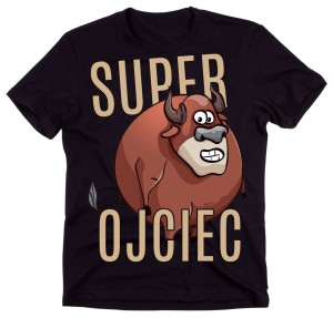 Koszulka taty SUPER OJCIEC