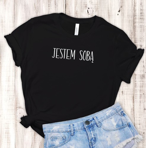 koszulka damska jestem sobą