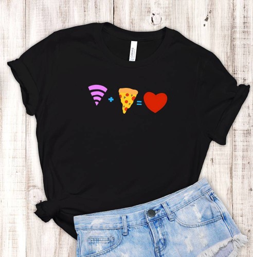 KOSZULKA DAMSKA NA LATOPALCE WIFI PIZZA LOVE.jpg