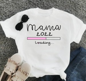 koszulka ciążowa dla przyszłej mamy 