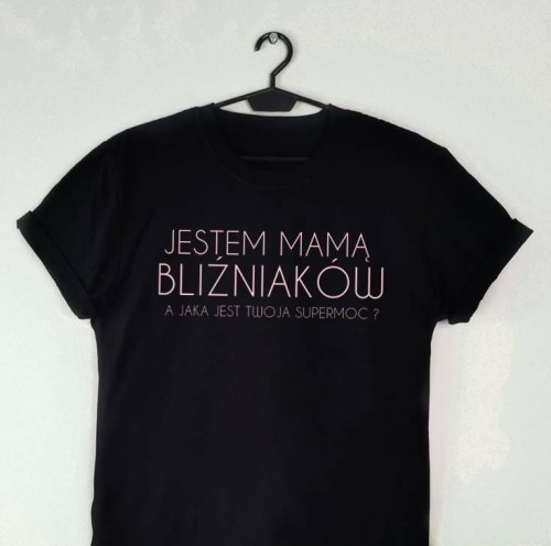 koszulka dla mamy bliźniaków