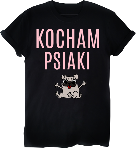 koszulka kocham psiaki