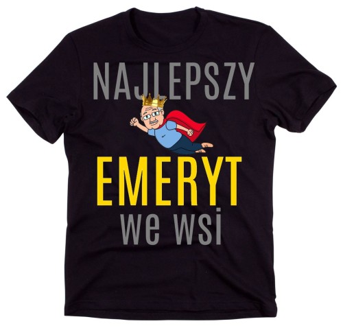 koszulka dla emeryta, koszulka najlepszy emeryt