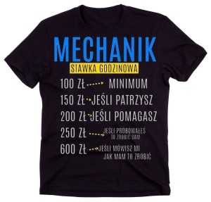 koszulka dla mechanika stawka godzinowa 