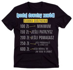 koszulka stawka godzinowa 