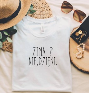 koszulka zima, nie dzieki. 