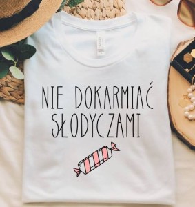 a koszulka dla kobiety lubiącej słodycze 