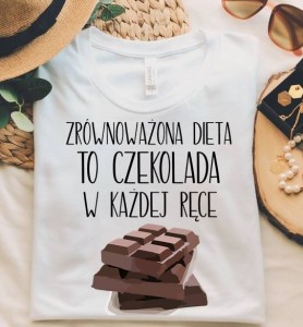 koszulka o czekoladzie 