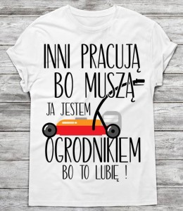 koszulka dla ogrodnika 