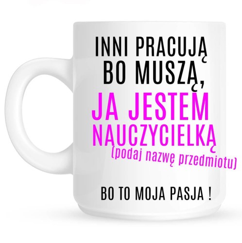 personalizowany kubek na dzień nauczyciela