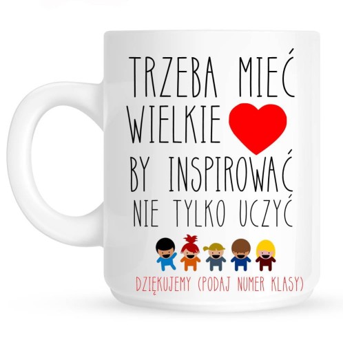 kubek na dzień nauczyciela od klasy