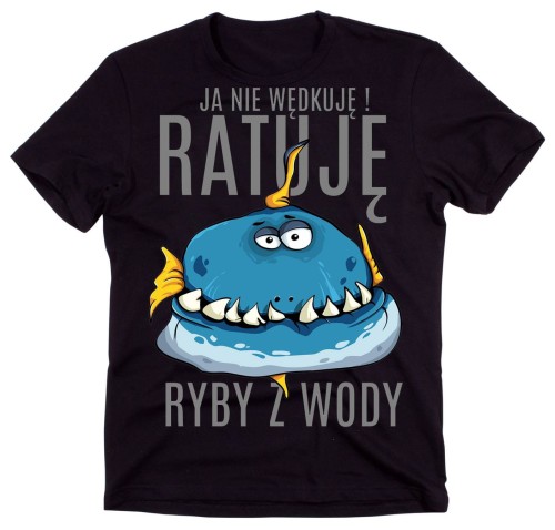 koszulka dla wędkarza
