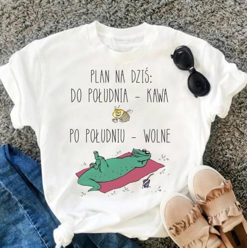 t-shirt damski z fajnym nadrukiem na prezent