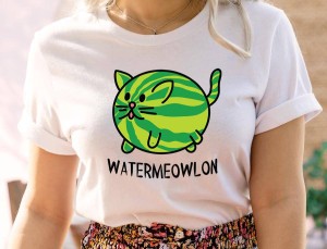 koszulka z kotem, koszulka dla kociary