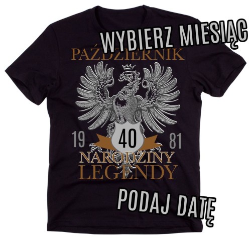 personalizowana koszulka na urodziny dla faceta