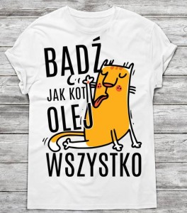śmieszna męska koszulka na prezent