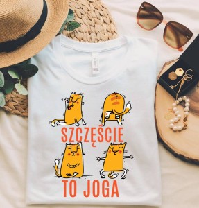koszulka na jogę damska 