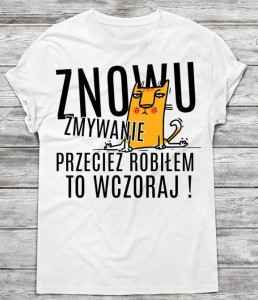 śmieszna koszulka dla męża 