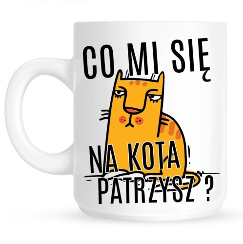 śmieszny kubek na prezent