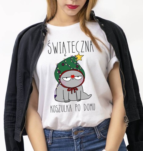 damska świąteczna koszulka