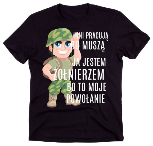 koszulka na prezent dla ŻOŁNIERZA