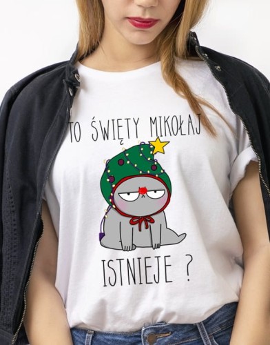 SMIESZNA ŚWIĄTECZNA DAMSKA KOSZULKA.jpg