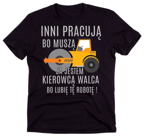 koszulka dla kierowcy walca drogowego