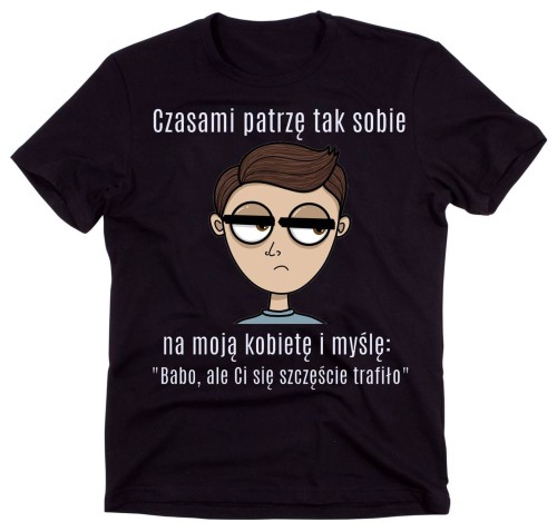 śmieszna koszulka dla męża