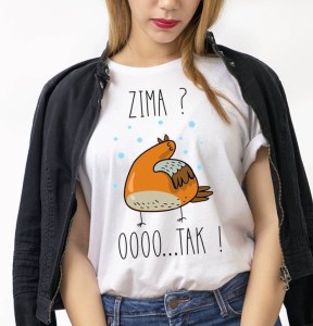 śmieszna koszulka dla kobiety 