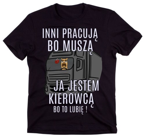koszulka dla kierowy tira, koszulka dla tirowca
