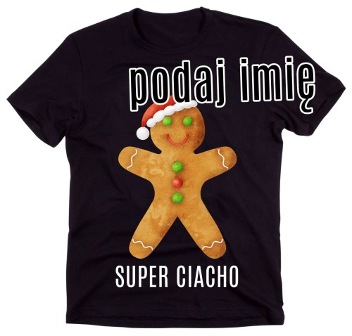 Koszulka męska super ciacho - dodaj imię