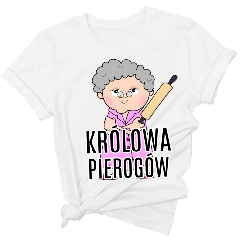 koszulka dla babci królowa pierogów