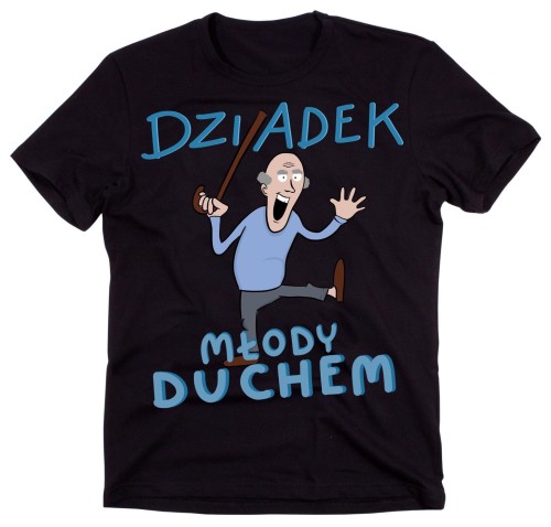 koszulka dla dziadka dziadek młody duchem