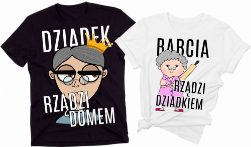 zestaw koszulek dla dziadka i babci !